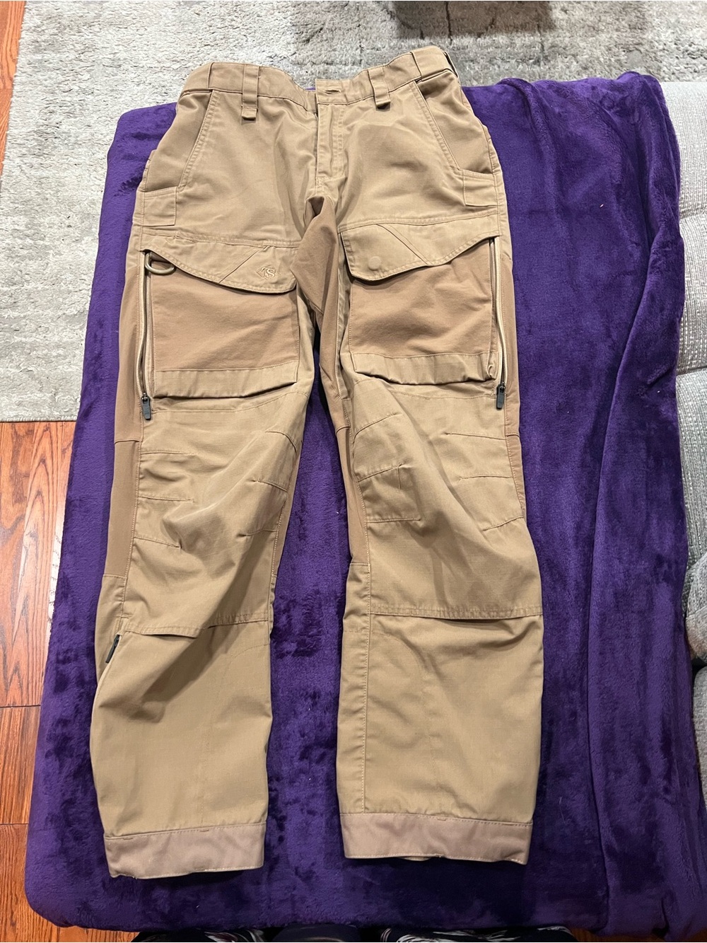 Men's Tactical Cargo Pants in Tan - Durable Utility Style
